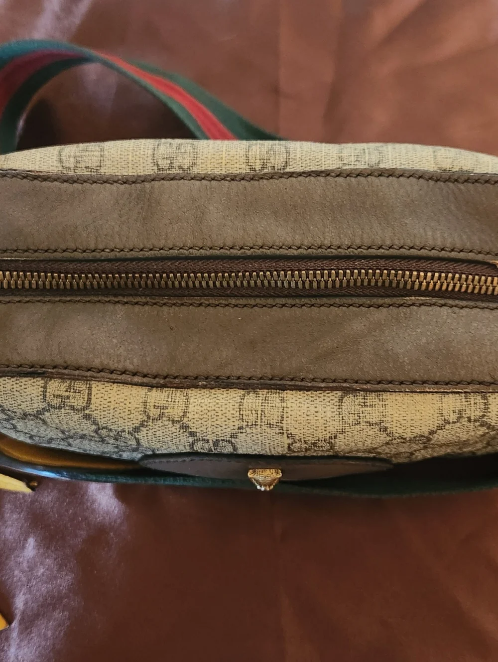 Gucci Neo Vintage Supreme Monogram Web Shoulder Bag - Picture 4 of 14